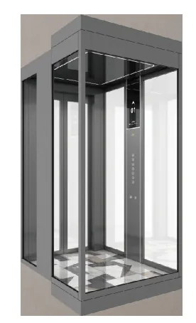 Thang máy gia đình Canny Home Lift vách kính